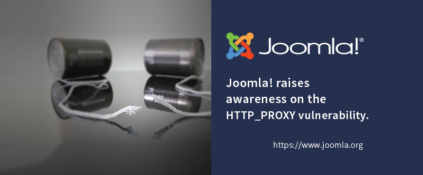 Joomla HTTP Proxy Warning Image